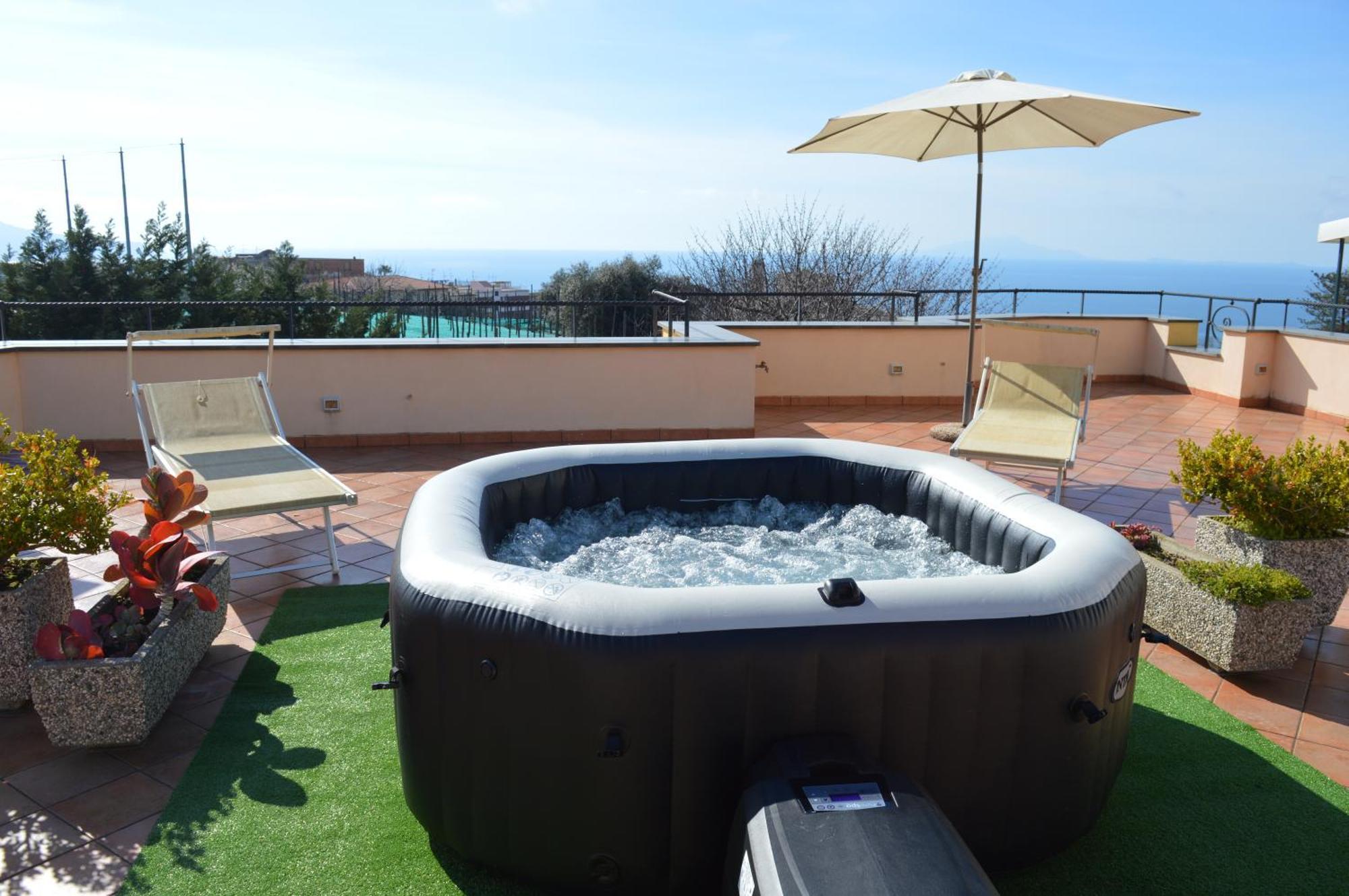Mary'S Dream - Villa Overlooking Capri And Ischia In Sorrento Peninsula 马萨鲁布朗斯 外观 照片