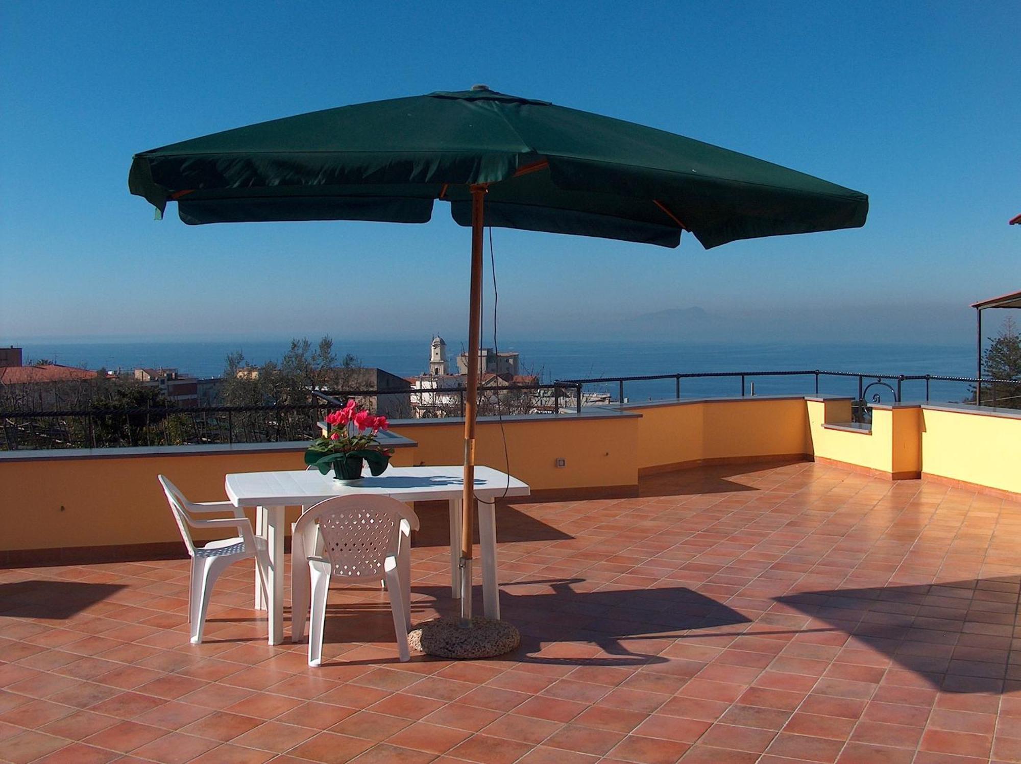 Mary'S Dream - Villa Overlooking Capri And Ischia In Sorrento Peninsula 马萨鲁布朗斯 外观 照片